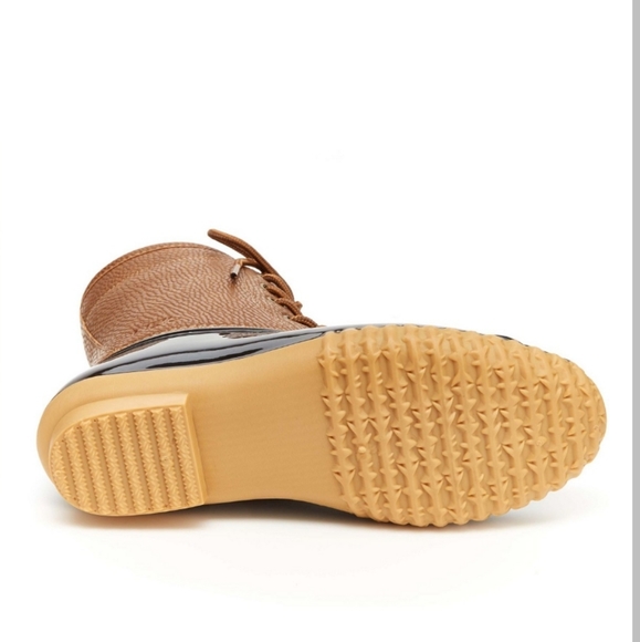 Jambu JBU Maplewood Duck Boots Chocolate Brown Vegan Nubuck/Rubber -10 - Picture 6 of 9